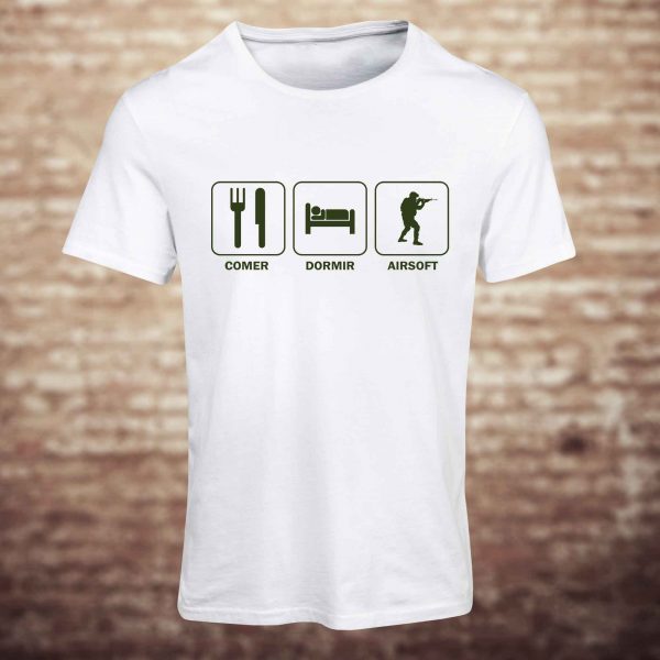 Camiseta Comer Dormir e Airsoft - Image 7
