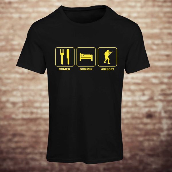 Camiseta Comer Dormir e Airsoft - Image 8