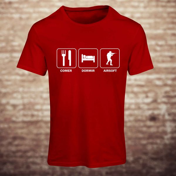 Camiseta Comer Dormir e Airsoft - Image 6