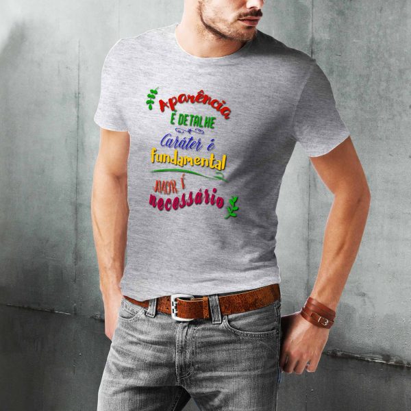 Camiseta Frases: Aparência, detalhe e amor... - Image 5