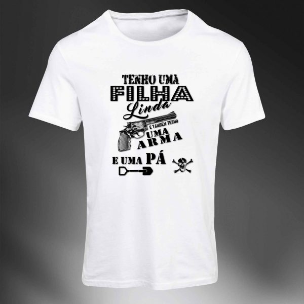 Camiseta Tenho uma filha linda... - Image 2