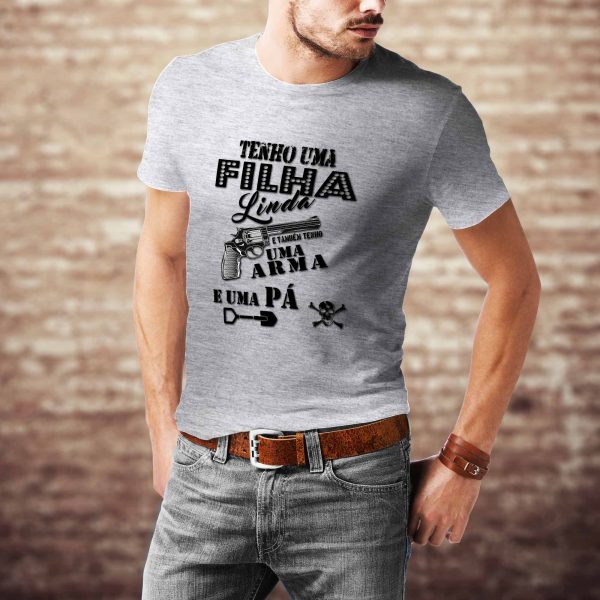Camiseta Tenho uma filha linda... - Image 7