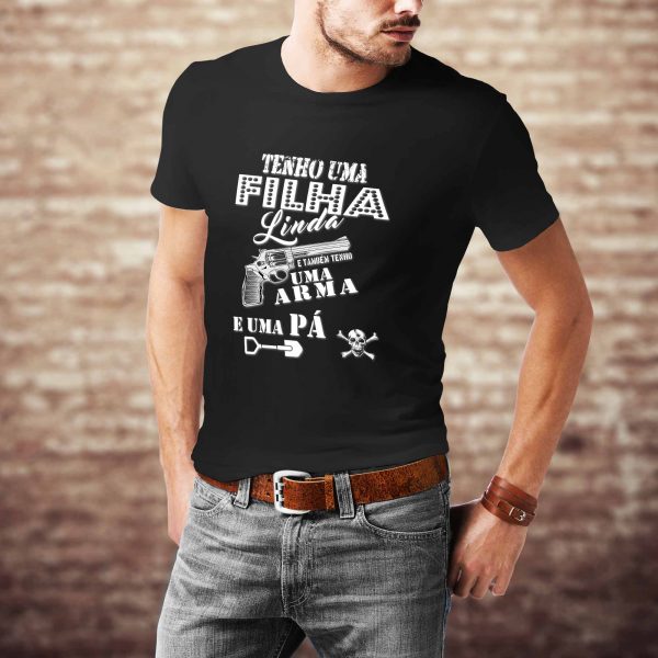 Camiseta Tenho uma filha linda... - Image 3