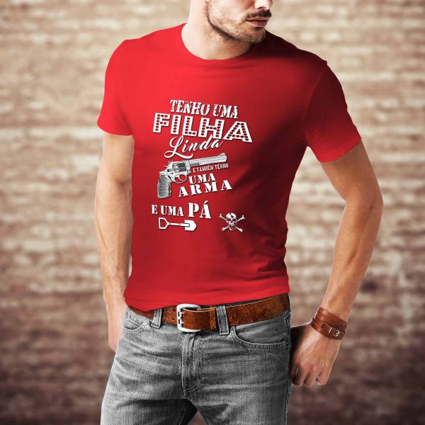 Camiseta Tenho uma filha linda... - Image 5