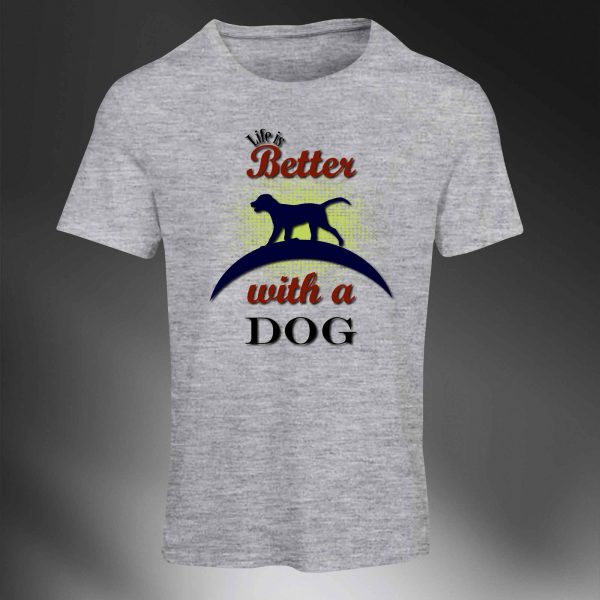 Camiseta Life is better with a dog - Image 6