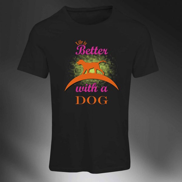 Camiseta Life is better with a dog - Image 8
