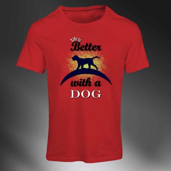 Camiseta Life is better with a dog - Image 4